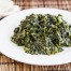 Spinach and garlic sautéed in vegetable oil